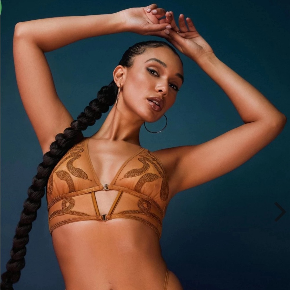 NWOT Thistle And Spire Medusa Liquid Gold Bralette